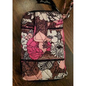 VERA BRADLEY Carry It All Wristlet MOCHA ROUGE